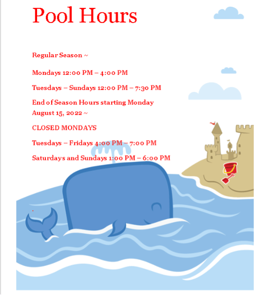 pool-hours
